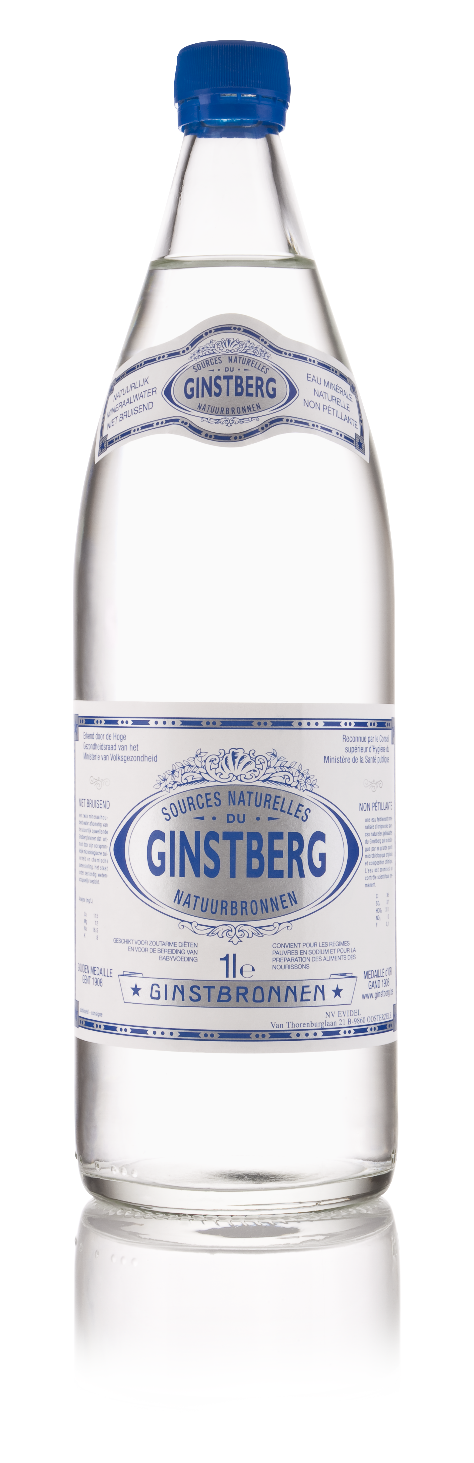 Ginstberg Mineraalwater plat 1L